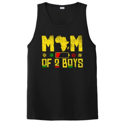 Mom Of Two Mothers Day African American Mom Of 2 Cool Gift PosiCharge Competitor Tank