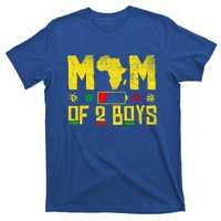 Mom Of Two Mothers Day African American Mom Of 2 Cool Gift T-Shirt