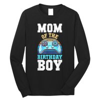 Mom Of The Birthday Boy Matching Video Gamer Birthday Party Long Sleeve Shirt