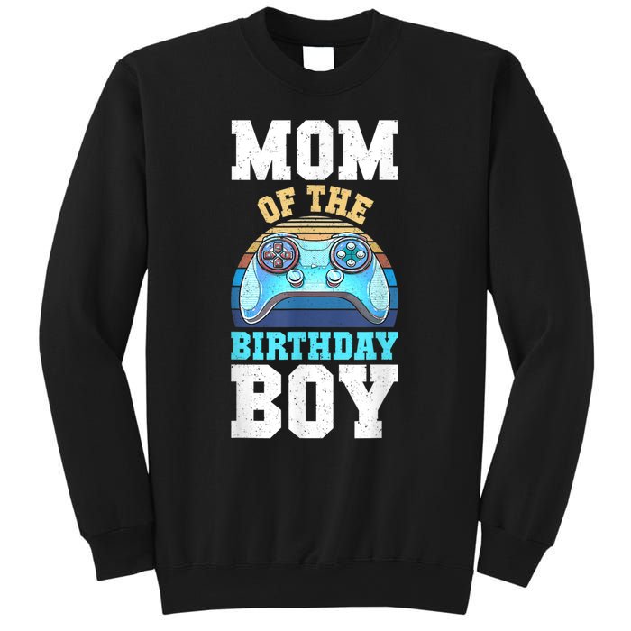 Mom Of The Birthday Boy Matching Video Gamer Birthday Party Sweatshirt