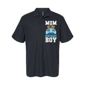 Mom Of The Birthday Boy Matching Video Gamer Birthday Party Softstyle Adult Sport Polo