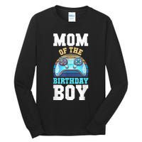 Mom Of The Birthday Boy Matching Video Gamer Birthday Party Tall Long Sleeve T-Shirt