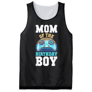 Mom Of The Birthday Boy Matching Video Gamer Birthday Party Mesh Reversible Basketball Jersey Tank