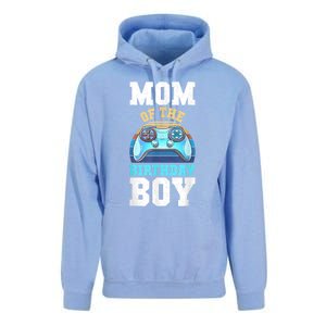 Mom Of The Birthday Boy Matching Video Gamer Birthday Party Unisex Surf Hoodie