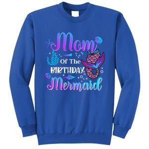 Mom Of The Birthday Mermaid Cute Birthday Matching Family Cute Gift Sweatshirt