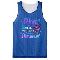 Mom Of The Birthday Mermaid Cute Birthday Matching Family Cute Gift Mesh Reversible Basketball Jersey Tank