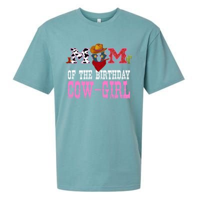 Mom Of The Birthday Cow Western Party Bday Cow Great Gift Sueded Cloud Jersey T-Shirt