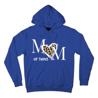 Mom Of Twins Who Loves Leopard Print Gift Hoodie