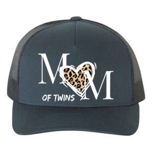 Mom Of Twins Who Loves Leopard Print Gift Yupoong Adult 5-Panel Trucker Hat