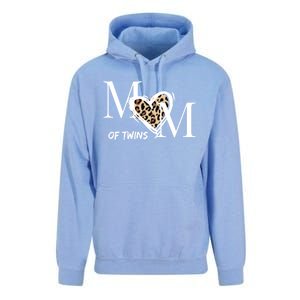 Mom Of Twins Who Loves Leopard Print Gift Unisex Surf Hoodie