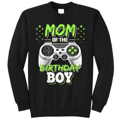 Mom Of The Birthday Boy Matching Video Gamer Birthday Party Sweatshirt