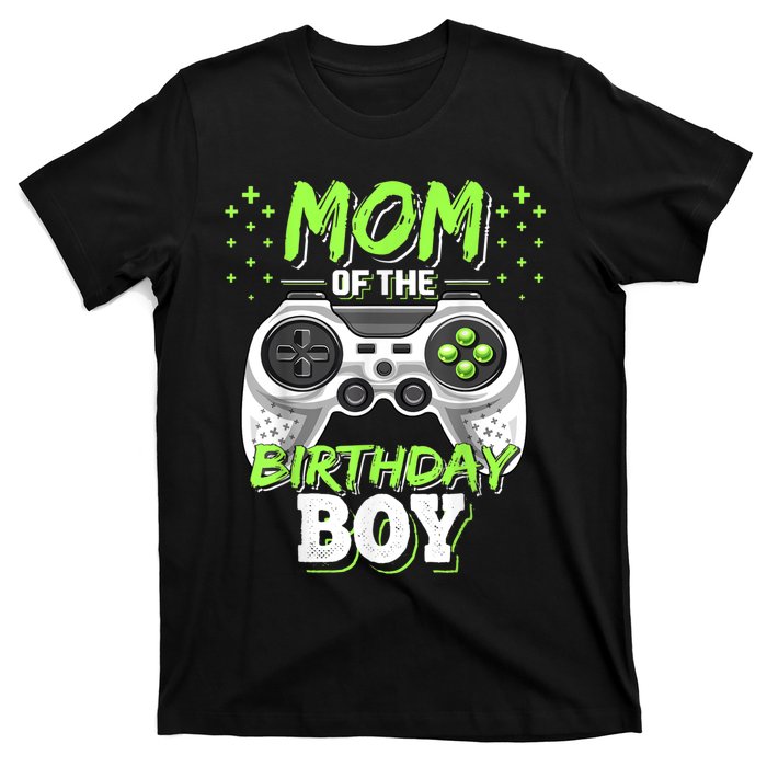 Mom Of The Birthday Boy Matching Video Gamer Birthday Party T-Shirt