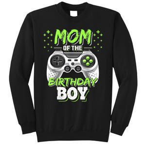 Mom Of The Birthday Boy Matching Video Gamer Birthday Party Tall Sweatshirt