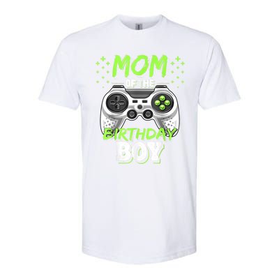 Mom Of The Birthday Boy Matching Video Gamer Birthday Party Softstyle CVC T-Shirt