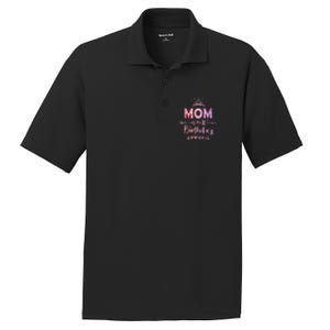 Mom Of The 10th Birthday Princess Girl 10 Years Old B Day PosiCharge RacerMesh Polo