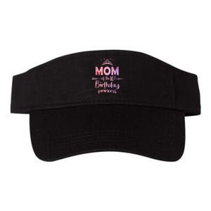 Mom Of The 10th Birthday Princess Girl 10 Years Old B Day Valucap Bio-Washed Visor