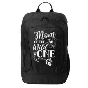 Mom Of The Wild One Mama quotes Mother's day City Backpack