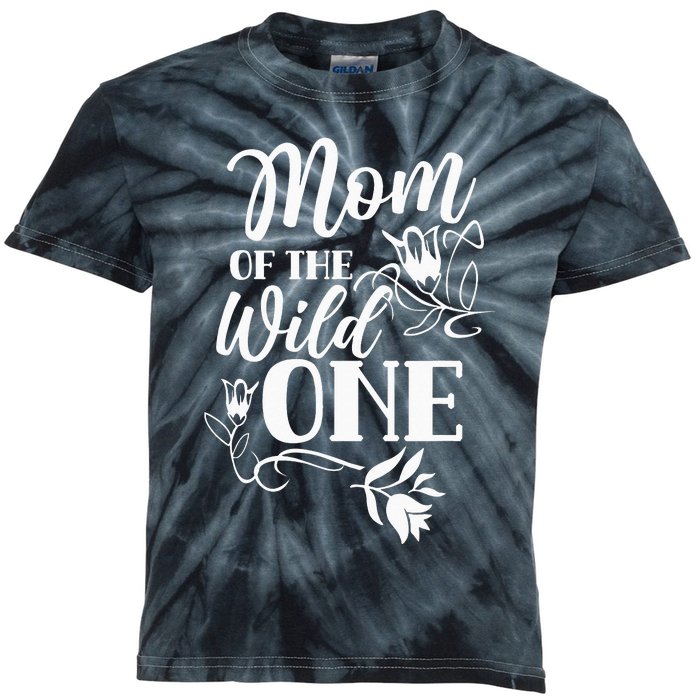 Mom Of The Wild One Mama quotes Mother's day Kids Tie-Dye T-Shirt