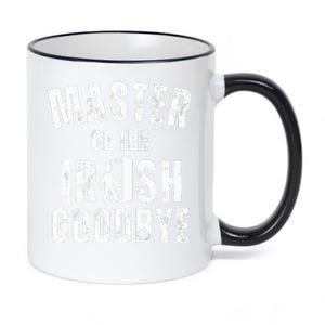 Master Of The Irish Goodbye Funny Ditching Leaving Joke 11oz Black Color Changing Mug