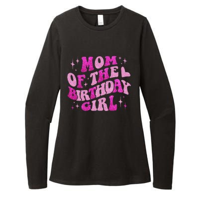 Mom Of The Birthday Girl Birthday Family Matching Bday Womens CVC Long Sleeve Shirt