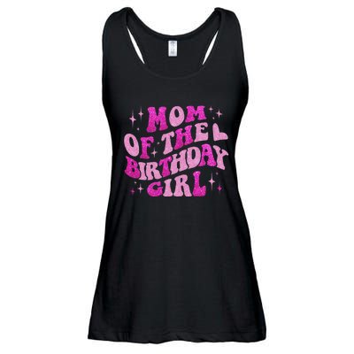 Mom Of The Birthday Girl Birthday Family Matching Bday Ladies Essential Flowy Tank