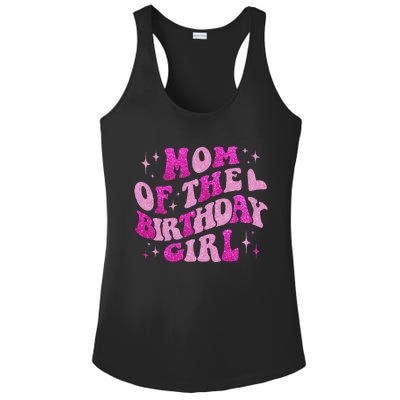 Mom Of The Birthday Girl Birthday Family Matching Bday Ladies PosiCharge Competitor Racerback Tank