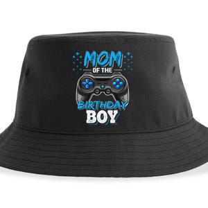 Mom Of The Birthday Boy Matching Video Gamer Birthday Party Sustainable Bucket Hat