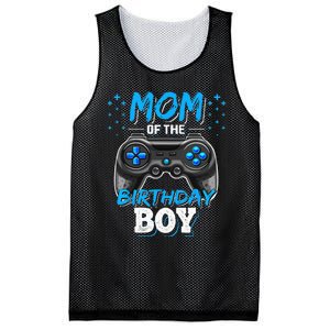 Mom Of The Birthday Boy Matching Video Gamer Birthday Party Mesh Reversible Basketball Jersey Tank