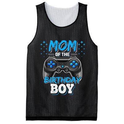 Mom Of The Birthday Boy Matching Video Gamer Birthday Party Mesh Reversible Basketball Jersey Tank