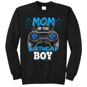 Mom Of The Birthday Boy Matching Video Gamer Birthday Party Tall Sweatshirt