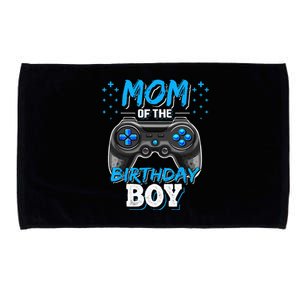 Mom Of The Birthday Boy Matching Video Gamer Birthday Party Microfiber Hand Towel