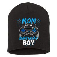 Mom Of The Birthday Boy Matching Video Gamer Birthday Party Short Acrylic Beanie