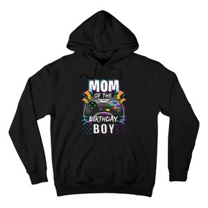 Mom Of The Birthday Boy Matching Video Gamer Birthday Party Hoodie