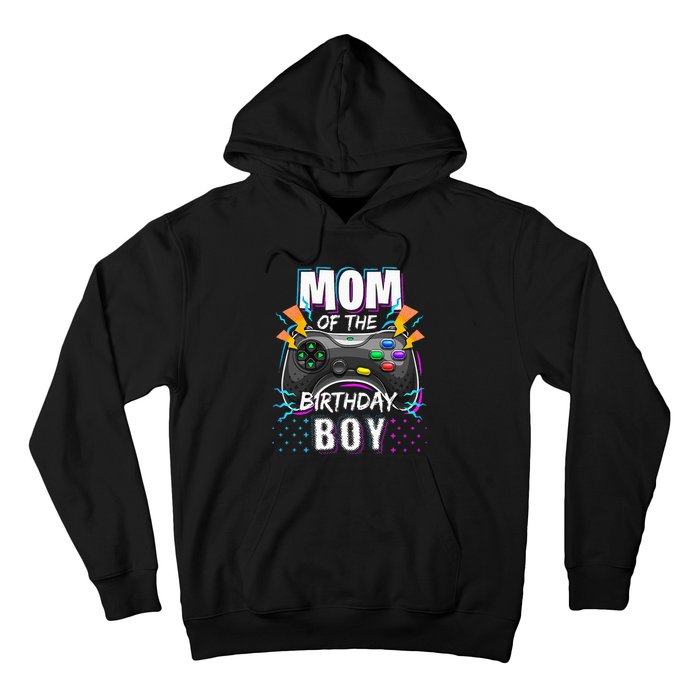 Mom Of The Birthday Boy Matching Video Gamer Birthday Party Hoodie