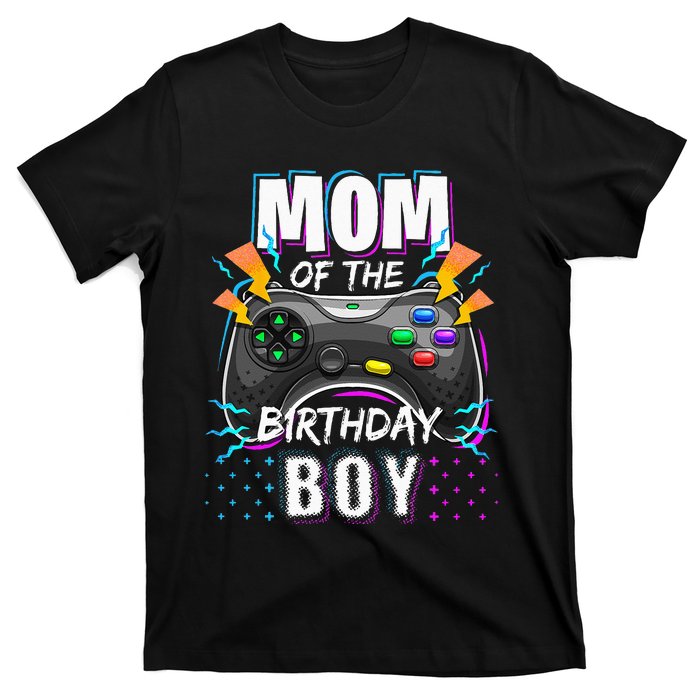 Mom Of The Birthday Boy Matching Video Gamer Birthday Party T-Shirt