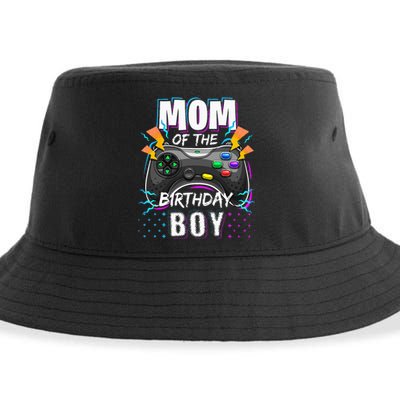 Mom Of The Birthday Boy Matching Video Gamer Birthday Party Sustainable Bucket Hat