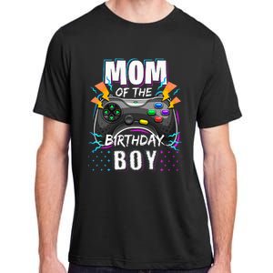 Mom Of The Birthday Boy Matching Video Gamer Birthday Party Adult ChromaSoft Performance T-Shirt