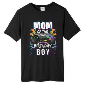 Mom Of The Birthday Boy Matching Video Gamer Birthday Party Tall Fusion ChromaSoft Performance T-Shirt