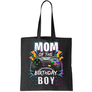 Mom Of The Birthday Boy Matching Video Gamer Birthday Party Tote Bag