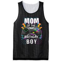 Mom Of The Birthday Boy Matching Video Gamer Birthday Party Mesh Reversible Basketball Jersey Tank