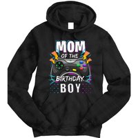 Mom Of The Birthday Boy Matching Video Gamer Birthday Party Tie Dye Hoodie