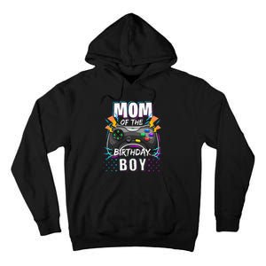 Mom Of The Birthday Boy Matching Video Gamer Birthday Party Tall Hoodie