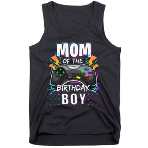 Mom Of The Birthday Boy Matching Video Gamer Birthday Party Tank Top