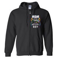 Mom Of The Birthday Boy Matching Video Gamer Birthday Party Full Zip Hoodie