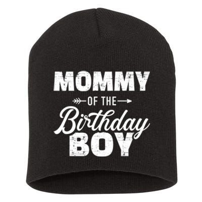 Mommy Of The Birthday, Matching Family For Mom Short Acrylic Beanie