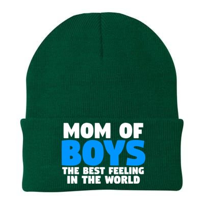 Mom Of The Best Feeling In The World Family Funny Gift Knit Cap Winter Beanie