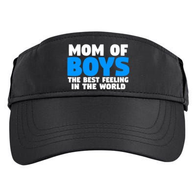 Mom Of The Best Feeling In The World Family Funny Gift Adult Drive Performance Visor