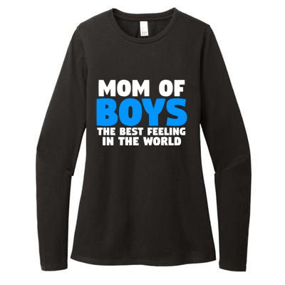 Mom Of The Best Feeling In The World Family Funny Gift Womens CVC Long Sleeve Shirt