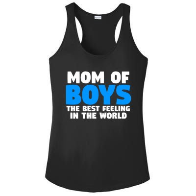 Mom Of The Best Feeling In The World Family Funny Gift Ladies PosiCharge Competitor Racerback Tank