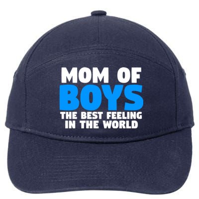 Mom Of The Best Feeling In The World Family Funny Gift 7-Panel Snapback Hat